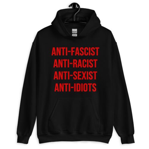 Sudadera con capucha Anti Idiotas