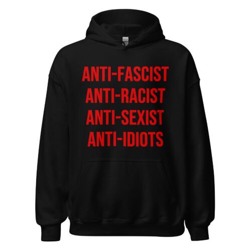 Sudadera con capucha Anti Idiotas - Imagen 2