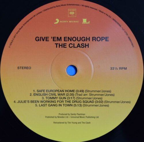 The Clash - Give 'Em Enough Rope - Image 4