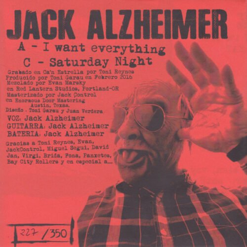 Jack Alzheimer - I Want Everything - Image 2