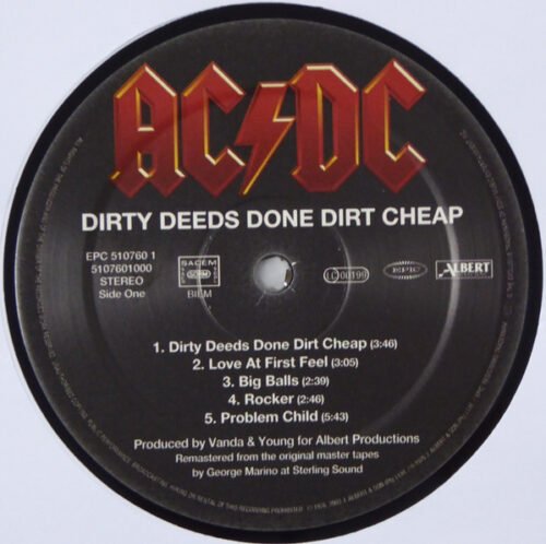 AC/DC - Dirty Deeds Done Dirt Cheap - Image 3