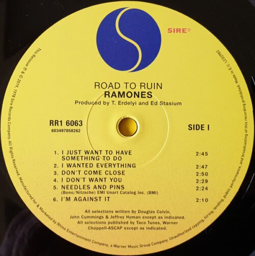 Ramones - Road To Ruin - Image 3