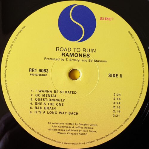 Ramones - Road To Ruin - Image 4