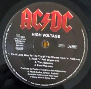 AC/DC - High Voltage - Image 3