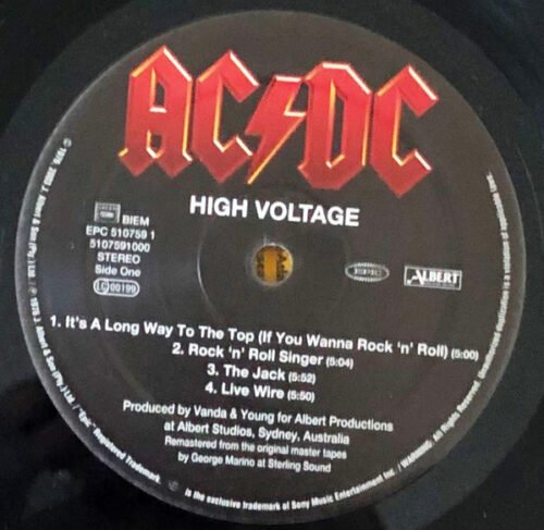 AC/DC - High Voltage - Image 3