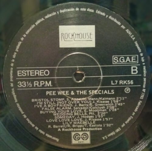 Pee Wee & The Specials - Pee Wee & The Specials - Image 4