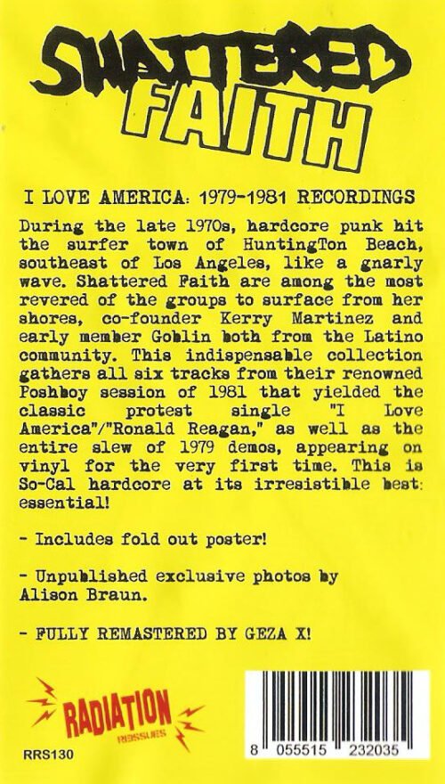 Shattered Faith - I Love America 1979 - 1981 Recordings - Image 2