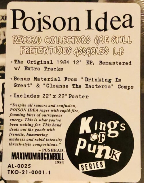 Poison Idea - Record Collectors Are Still Pretentious Assholes L.P.