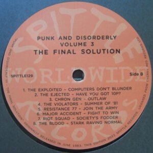 Various - Punk And Disorderly III - The Final Solution - Image 4