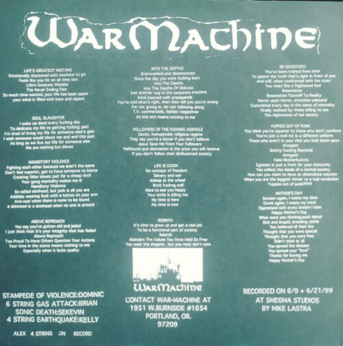 War Machine (3) / Yankee Wuss - War Machine / Ha Ha Ha, Everybody Sucks - Image 3