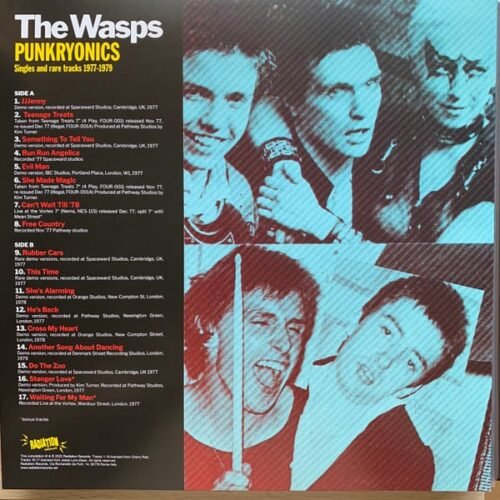 The Wasps - Punkryonics - Singles & Rare Tracks 1977-1979 - Image 3