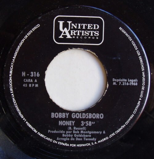 Bobby Goldsboro - Honey / Danny - Image 3