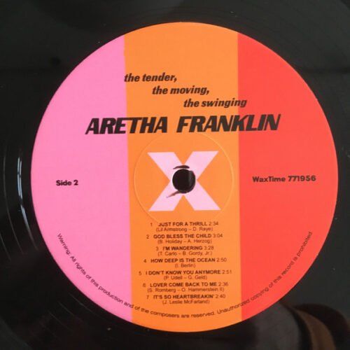 Aretha Franklin - The Tender, The Moving, The Swinging Aretha Franklin - Image 4