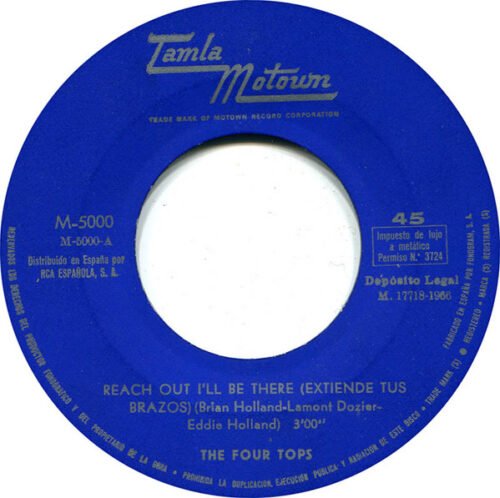 Four Tops - Reach Out I'll Be There / Until You Love Someone - Image 3