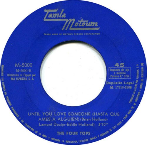 Four Tops - Reach Out I'll Be There / Until You Love Someone - Image 4