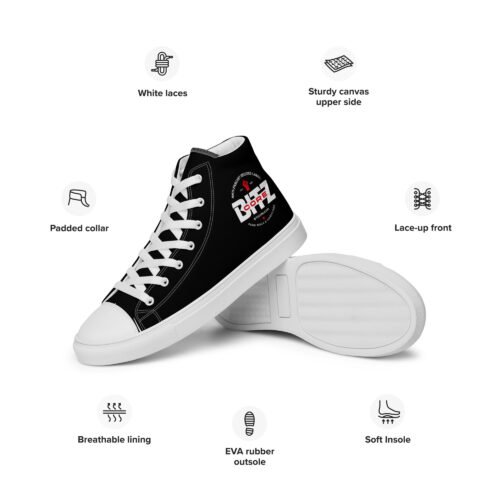 Bitzcore Men’s high top canvas shoes - Image 2